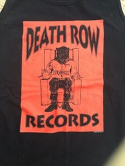 Vintage Death Row Records Men’s Large Tank Top Black Box Reversed Port & Company