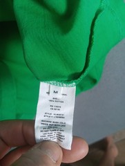 Helmut Lang Men’s Green Crewneck Logo Cotton Short Sleeve T-Shirt Sz MEDIUM