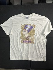 Egypt Nefertiti Graphic T Shirt XL White Made In Egypt Hieroglyphics