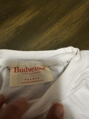 Budweiser x Pacsun collaboration shirt with eagle design C363