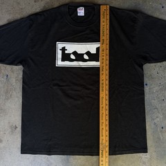 Vintage Y2K Tool T-Shirt Size XL Flaming Eye Skull Fetus Band 2002