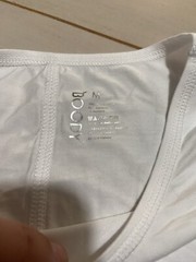 Mens Boody Tank Top Shirt Organic Eco Bamboo White Size Medium Workout Exercise