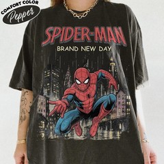 Marvel Spider-Man Brand New Day Comic Print Graphic Unisex Shirt VTG Style