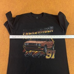 Volkswagen Racing 91 Mens Medium Black Volkswagen Golf GTI MK2 Graphic T-Shirt