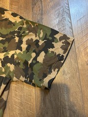 Vintage 90s Mil-Tec Woodland Camo Shirt Large 22×24 Boxy