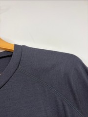 Unbound Merino Shirt Mens XXL Dark Gray Merino Wool Jersey Long Sleeve Crew