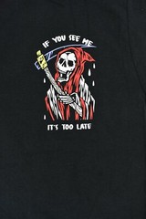 Cactus & Skull Mens Grim Reaper If You Can See Me It’s Too Late Shirt New M,L,XL