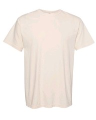 Comfort Colors C1717 Cotton Short Sleeve Blank Heavyweight T-Shirt Ivory NEW