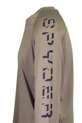 Spyder Men’s T-Shirt Grey UPF30+ Rash Guard L/S (S01E)