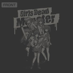 COSPA Angel Beats! Girls Dead Monster Live T-Shirt, Size L, SUMI, Cotton