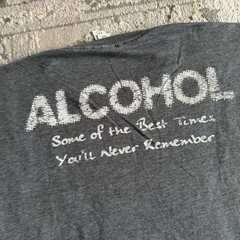 Brad Paisley Alcohol Tour Concert Long Sleeve Shirt Sz 2XL Gray