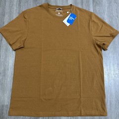 NEW Porter & Ash Men’s XL Caramel Brown Crew Neck T-Shirt Comfort Fit NWT