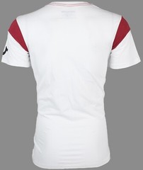 $79 TRUE RELIGION White SQUARE FOOTBALL Short Sleeve Designer Graphic T-shirt