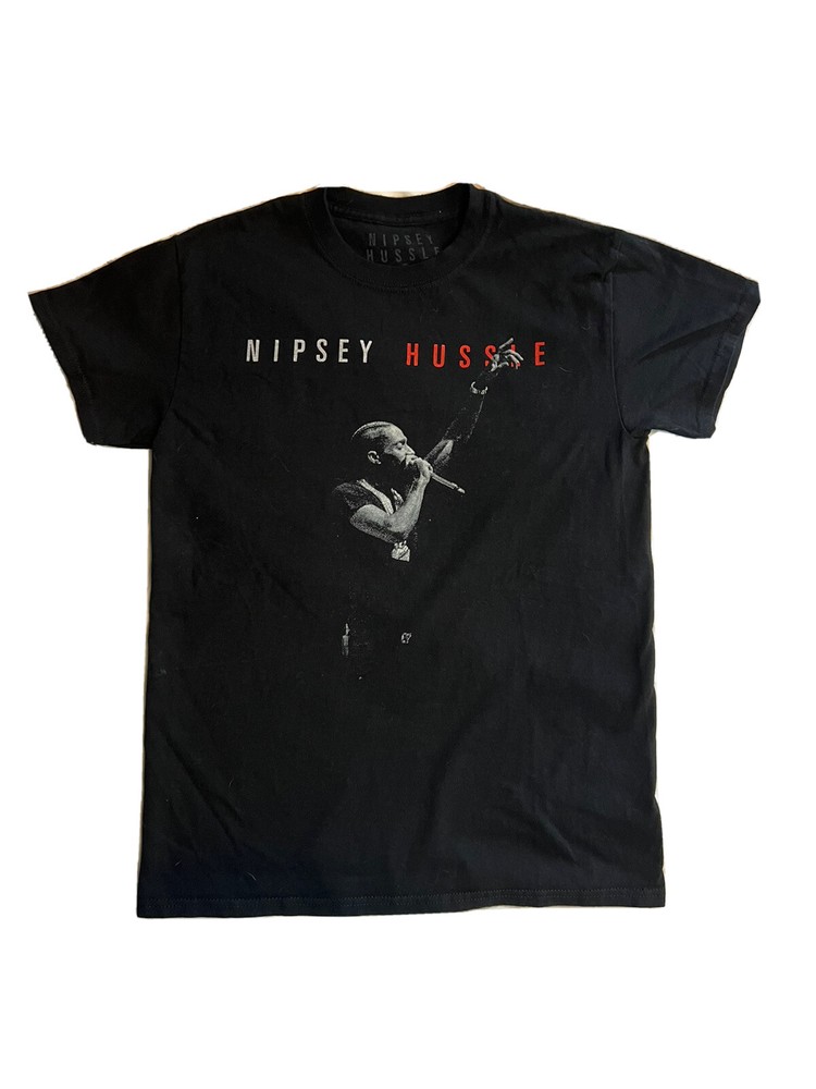 Nipsey Hussle Classic T-Shirt Unisex Adult Size Small Hip Hop Rap Tee Black