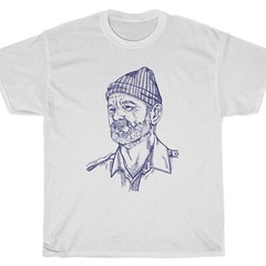 STEVE ZISSOU SKETCH T-Shirt – Life Wes Aquatic Anderson Murray