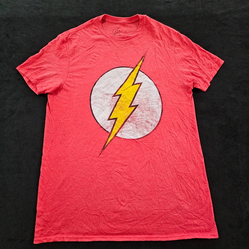 The Flash DC Comics Red Short Sleeve Cotton Blend T-Shirt Men’s M