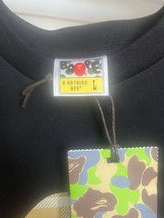 A Bathing Ape BAPE Ape Head Black Graphic Cotton Crew Neck T-Shirt Men’s L