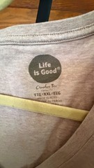 Life is Good “Road Trip” Men’s or Women’s, XXL, LS, classic fit, crusher tee