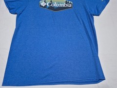 Columbia Men’s Outdoor/Sports Blue Graphic Training Athletic Gym SZ Large