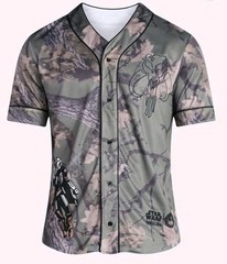 Star Wars The Mandalorian Men’s SMALL Short Sleeve Baseball Jersey Shirt #10726