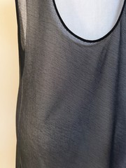 NWT Saint Laurent YSL Runway Scoop Plunging U Sleeveless Tank Top Shirt XS $1650