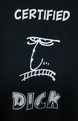 Certified Dick Graphic T-Shirt Spreading Chaos- Shame O’ Boston – Lg T0516