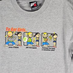 Top Heavy Shirt Mens Large To Get Girls Graphic Long Sleeve Crew Neck Y2K
