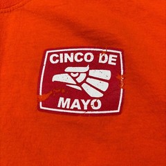 Gildan Men’s T-Shirt Large Orange Cinco de Mayo We Headed To Taqueria San Miguel