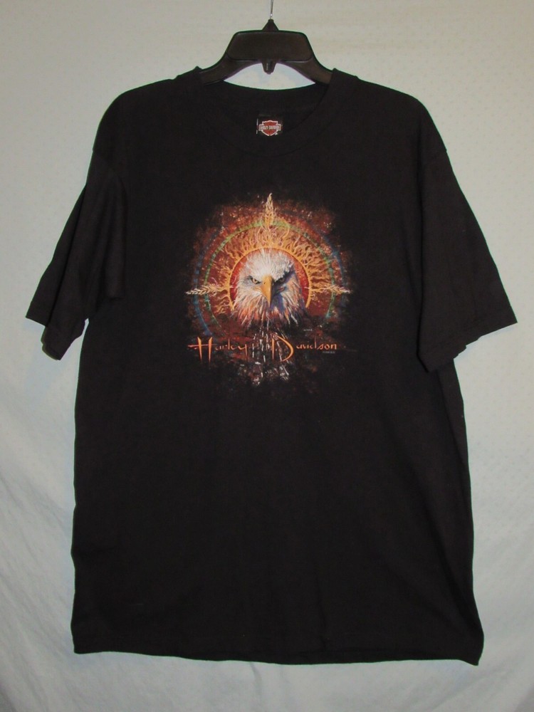 Pacific Harley Davidson Honolulu Hawaii Eagle T-Shirt Large 1996 Holoubek