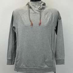 Neff Hooded T Shirt Mens S Small Gray Camouflage Hoodie Long Sleeve Pockets