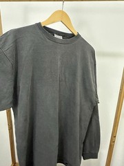 VTG 90s PLUMA Heavyweight Worn Cotton Blank FADED Long Sleeve T-Shirt Size XL