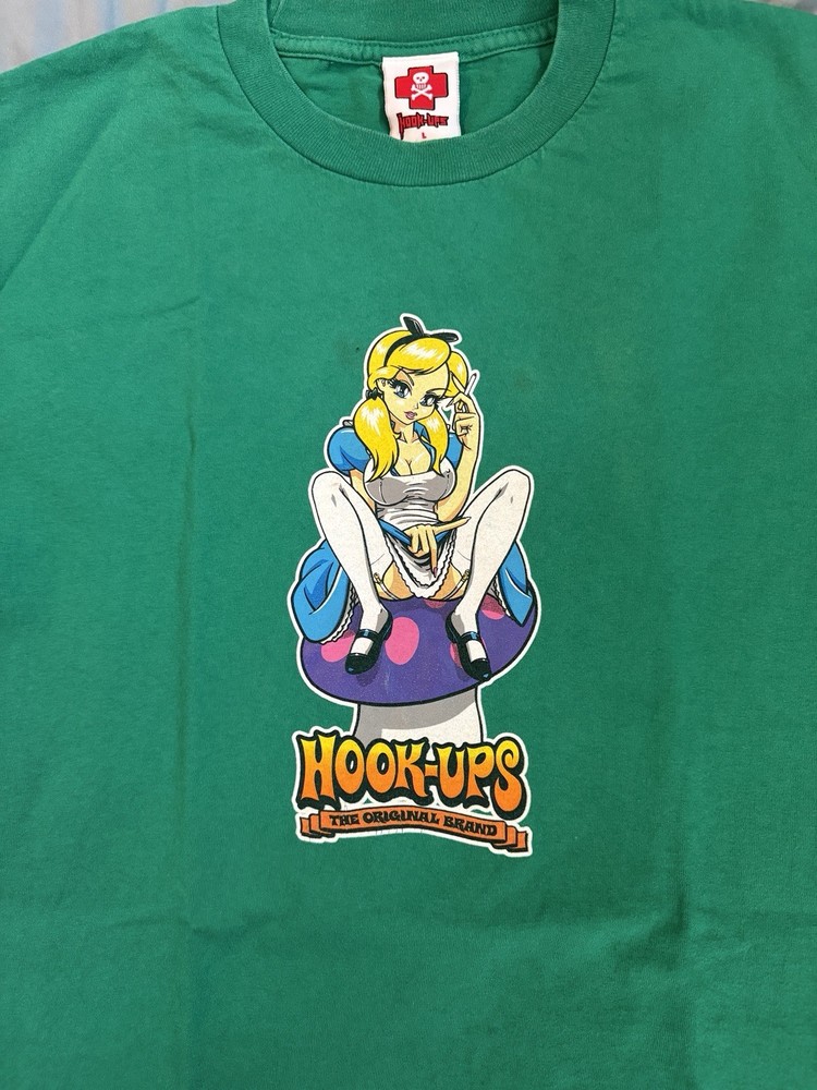 Used Vintage Jeremy Klein “Evil Alice In Wonderland” Skateboard T-Shirt!