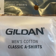 Gildan Men’s Size S 34-36” Classic A-Shirts Ribbed Cotton Tag Free 3 pack NWT