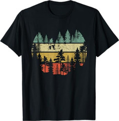 Wildlife Trees Outdoors Nature Retro Forest Sleeveless T-Shirt