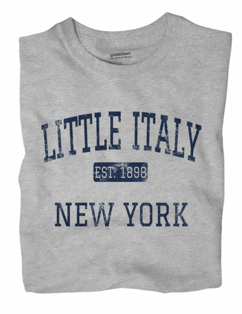 Little Italy New York NY T-Shirt New York City EST