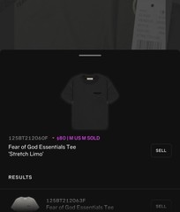 Essentials Fear of God Tee Stretch Limo Shitt