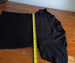 Uniqlo T-Shirt Supima Cotton Men’s Medium Black