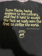 Vtg Cheikh Anta Diop Shirt Men’s XXL Africa Black Unity Pro Black