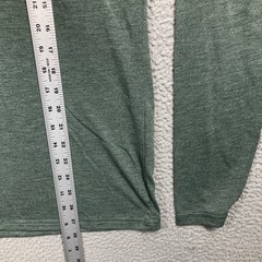 Lucky Brand Henley Shirt Mens Medium Green Long Sleeve Tencel Blend Heathered