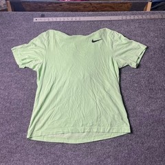 Nike T-Shirt Mens M Lime Green Standard Fit Short Sleeve Athletic Gym Running
