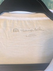 TravisMathew Men’s White Crew Neck Hawaii Graphic T-Shirt, L (NWOT)