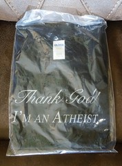 BRAND NEW in Plastic- *Thank God I’m an Atheist* T-Shirt Size Large