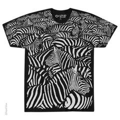 WHITE ZEBRA-STRIPES-BLACK-NATURE-AFRICAN WILDLIFE T-SHIRT S,M,L,XL,XXL
