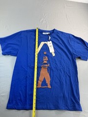Headgear Classics Men’s AALIYAH T-Shirt Blue Size Medium Graphic Print Tee NEW