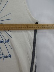 VTG Champion Shirt Men Small (L) Blue Bar Track 70s 80s Tank Top Running Singlet