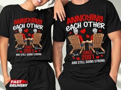 Personalized Annoying Each Other Since Shirt, Couples Gifts, Matching Anniversa