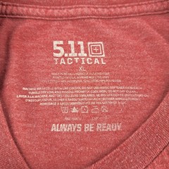 5.11 Tactical T-Shirt Mens XL Red Short Sleeve “PHOENIX” American Flag