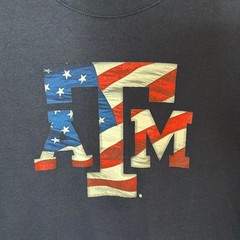 Texas A&M Fanatics Blue Patriotic Aggies Mens T Shirt Sz Small Tee America