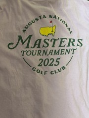 2025 Masters Augusta National Golf Club Cotton Men’s Shirt 2XL Lavender Purple