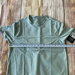 NWT BYLT Premium Basics 2.0 Drop Cut Lux Short Sleeve Men’s Size Small Fog Blue